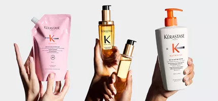Refil Kerastase embalagens reciclaveis e sustentaveis
