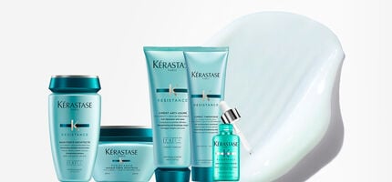 Linha Kerastase Resistance tratamento recuperar para cabelos danificados
