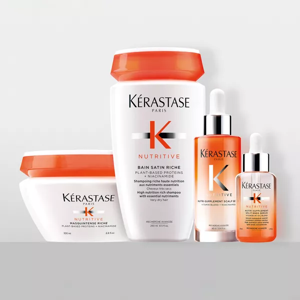 Embalagem dos produtos para nutricao capilar com Kerastase Nutritive