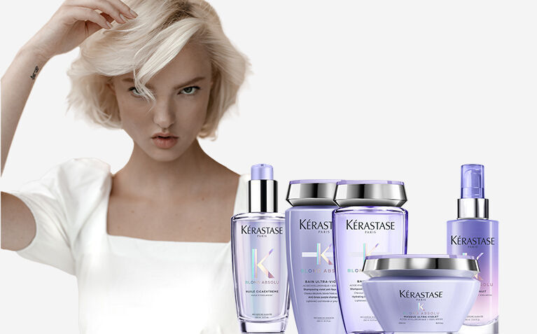 Tratamento Blond Absolu Kerastase para cabelos loiros