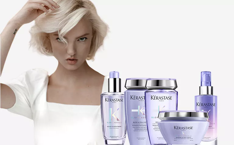 Tratamento Blond Absolu Kerastase para cabelos loiros