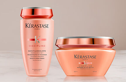 Linha Kerastase Discipline Tratamento para cabelos com frizz