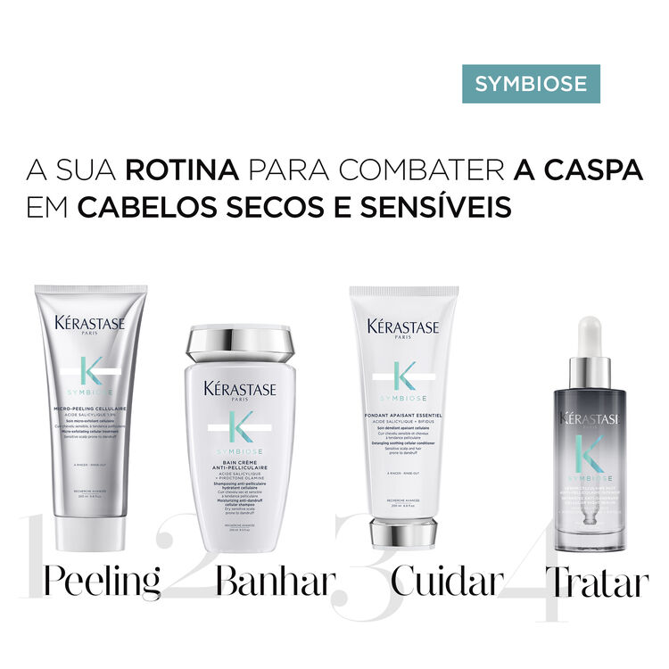 Tratamento para cabelos com caspa antes e depois