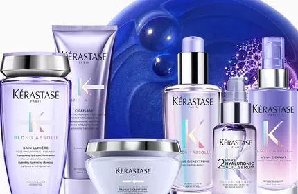 Linha Kerastase Blond Absolu tratamento para cabelos loiros danificados e descoloridos