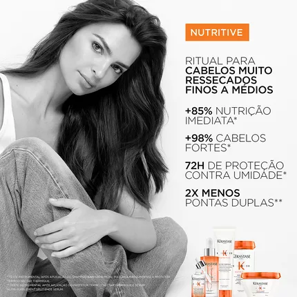 Beneficios dos melhores produtos para cabelos secos Kerastase Nutritive