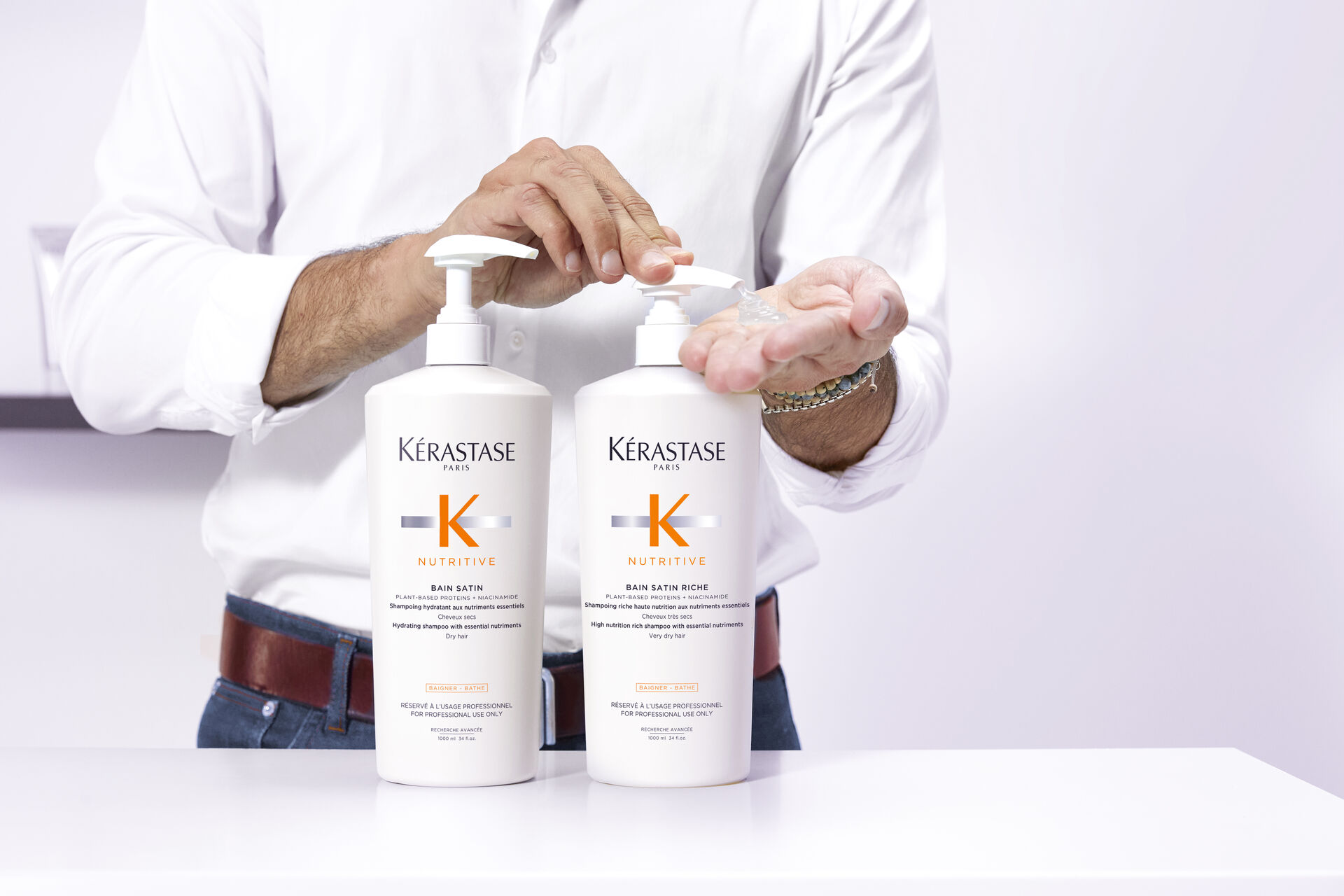 Tratamento Nutriboost no salao com experiencia sensorial