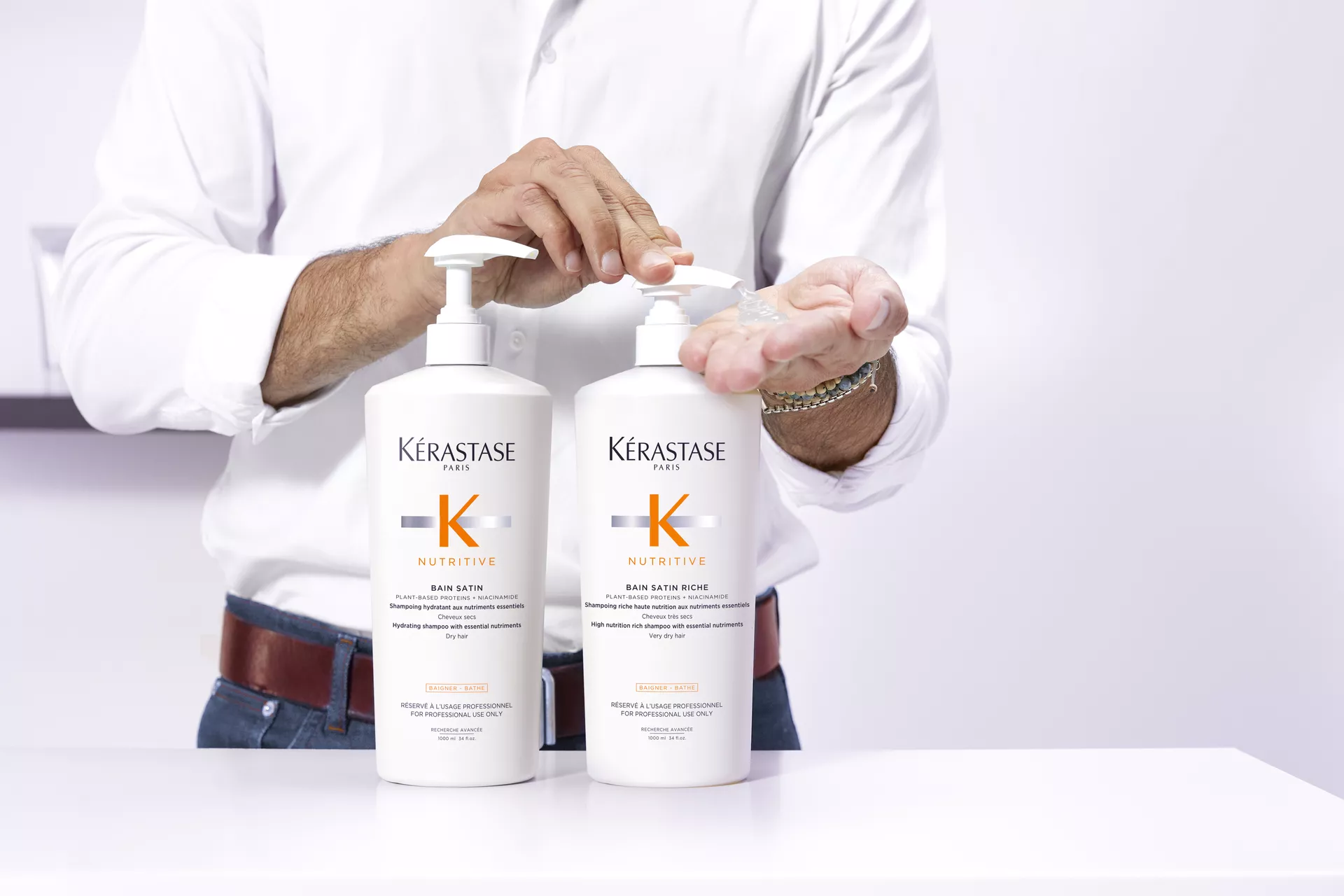 Tratamento Nutriboost no salao com experiencia sensorial