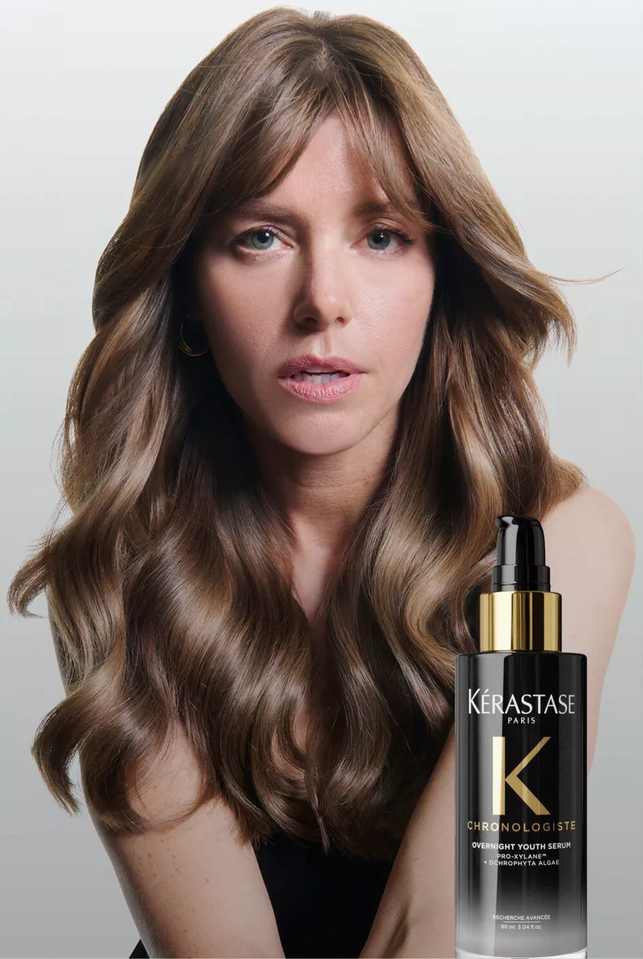 Serum Noturno Overnight Youth da Colecao Kerastase Chronologiste para Rejuvenescimento Capilar