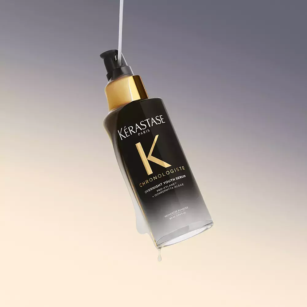 Chronologiste Kerastase Como Reverter os 5 Sinais do Envelhecimento Capilar com Serum Noturno Overnight Youth