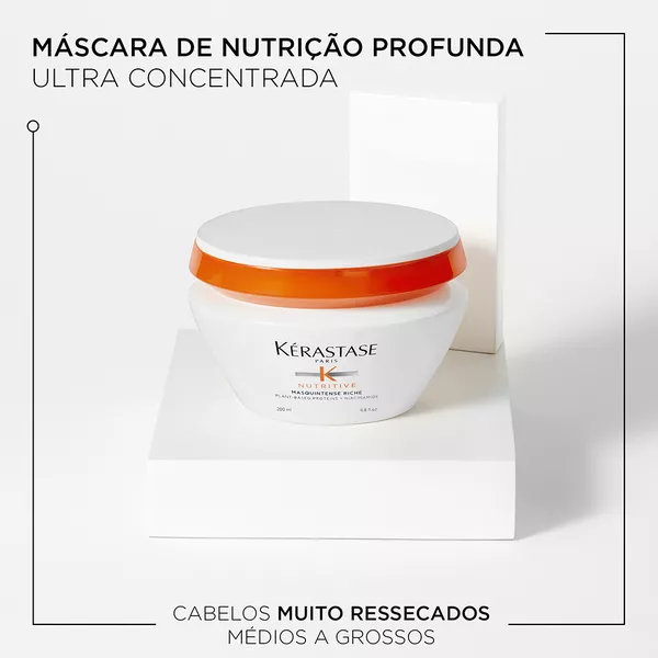 Melhores produtos para cabelos ressecados com Kerastase Nutritive Masquintense Riche