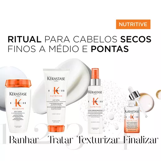 Colecao dos melhores produtos para cabelos secos Kerastase Nutritive