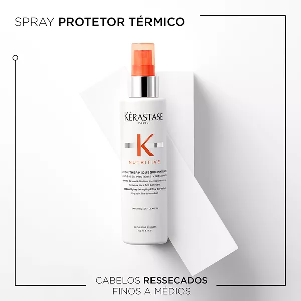 Melhores produtos para cabelos ressecados com Kerastase Nutritive Lotion Thermique Sublimatrice