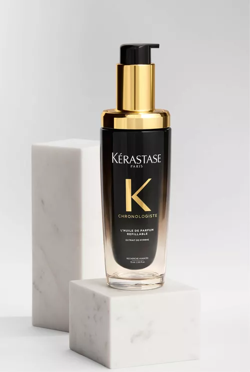 Perfume capilar em oleo L'Huille de Parfum Colecao Kerastase Chronologiste para Rejuvenescimento Capilar