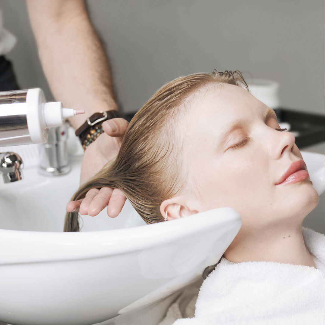 Shampoo e condicionador no Tratamento de Keratinizacao no salao