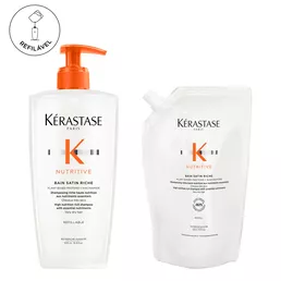 Shampoo Kerastase Nutritive Bain Satin Riche com Refil