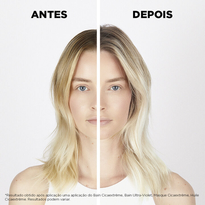 Serum Kerastase Blond Absolu Cicaplasme antes e depois