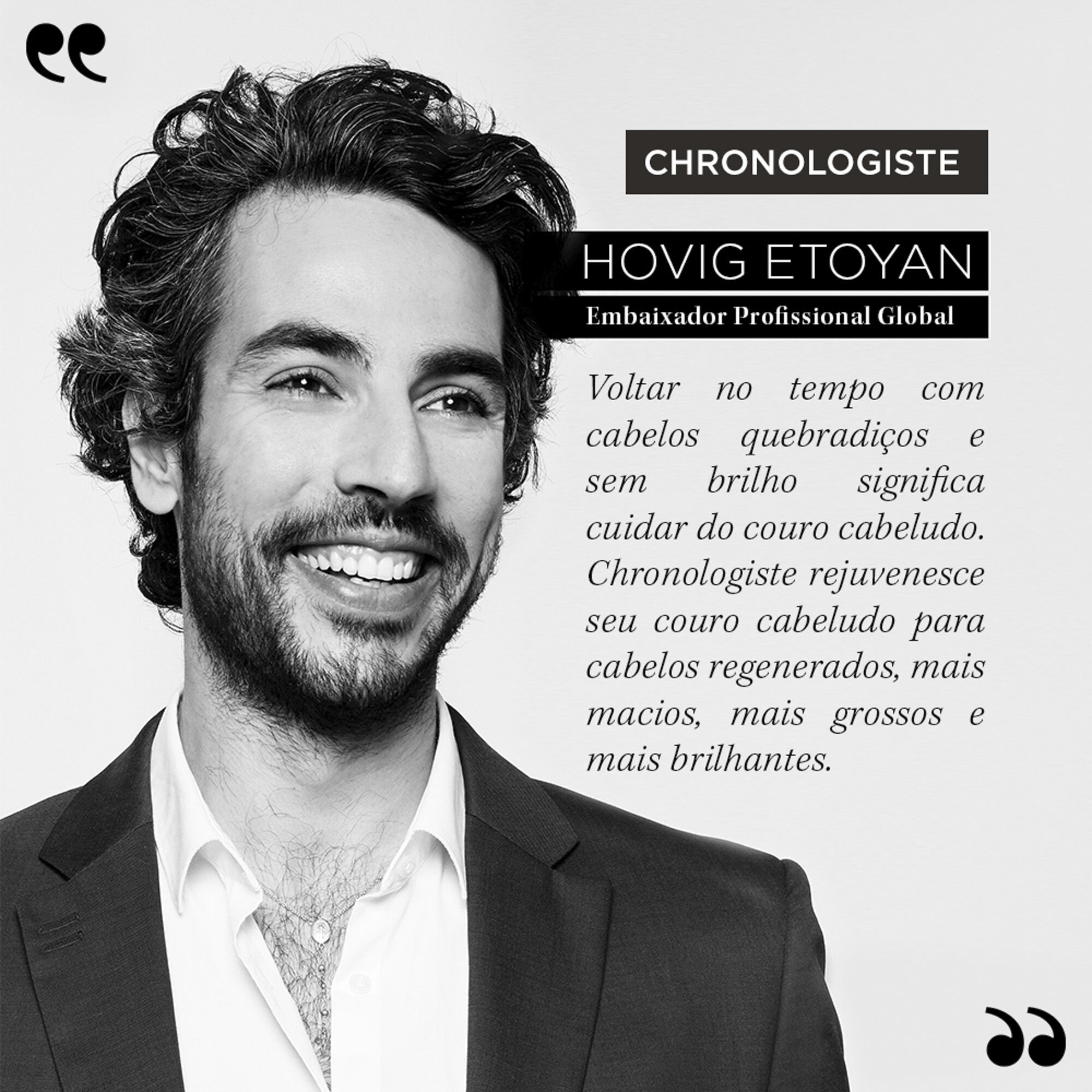 Resenha do cabeleireiro embaixador Hoving Etoyan sobre o Shampoo Kerastase Chronologiste Bain Regenerant&nbsp;