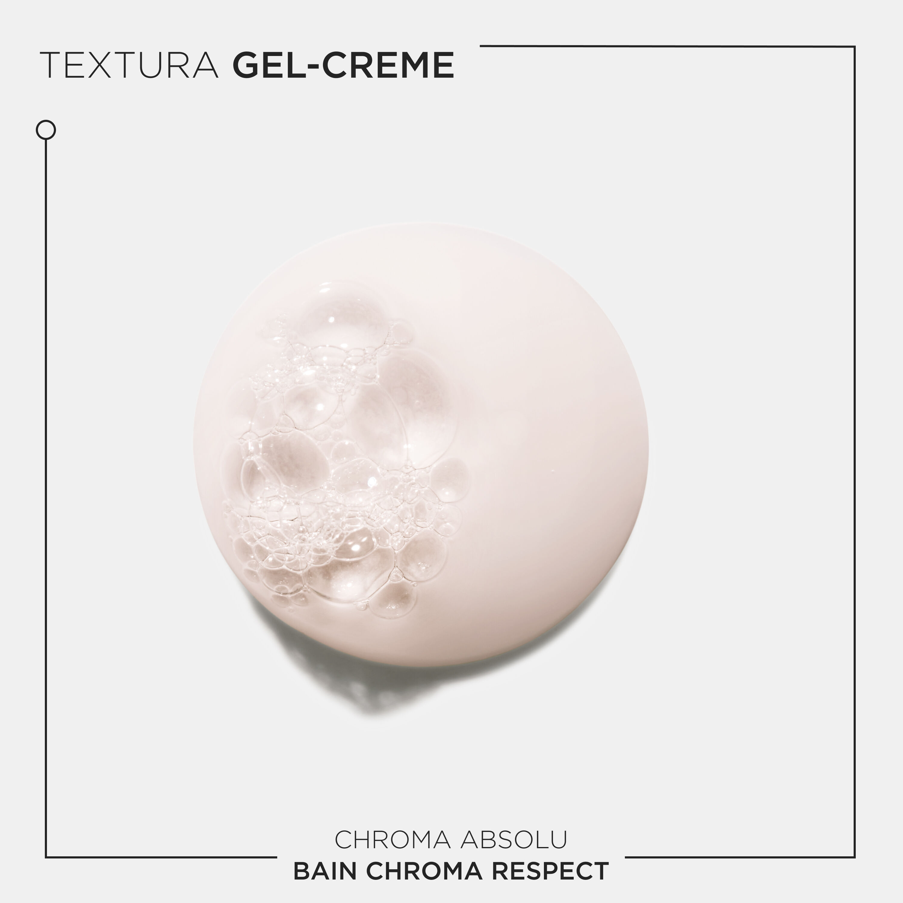 Textura do Shampoo Bain Chroma Respect