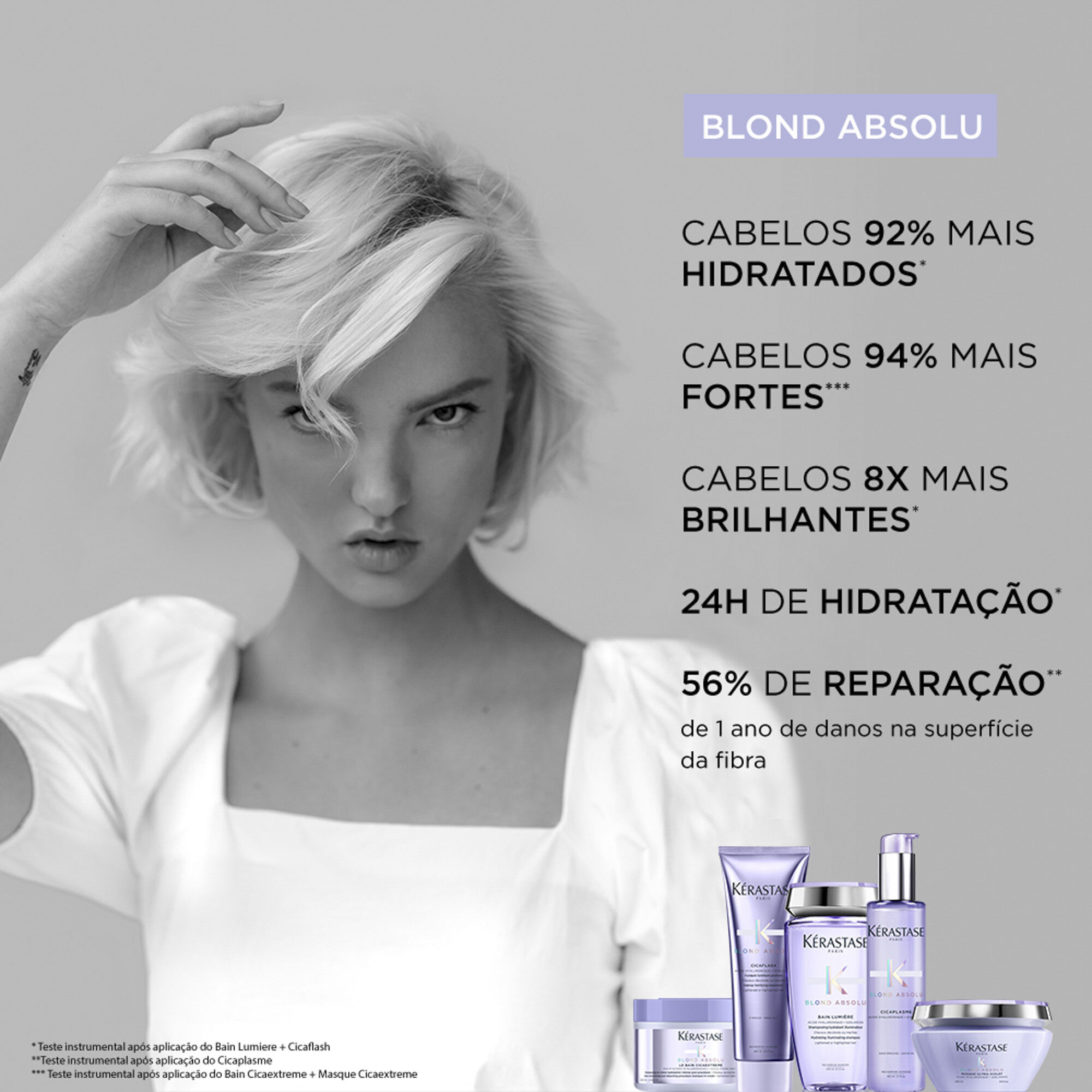 Mascara Kerastase Blond Absolu Cicaextreme beneficios
