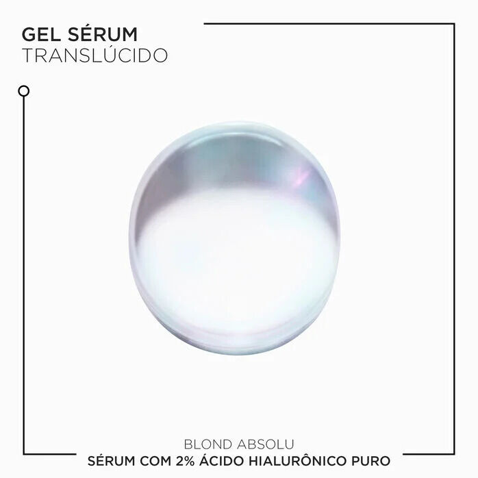 Serum Kerastase Blond Absolu 2% Acido Hialuronico Puro com textura em gel