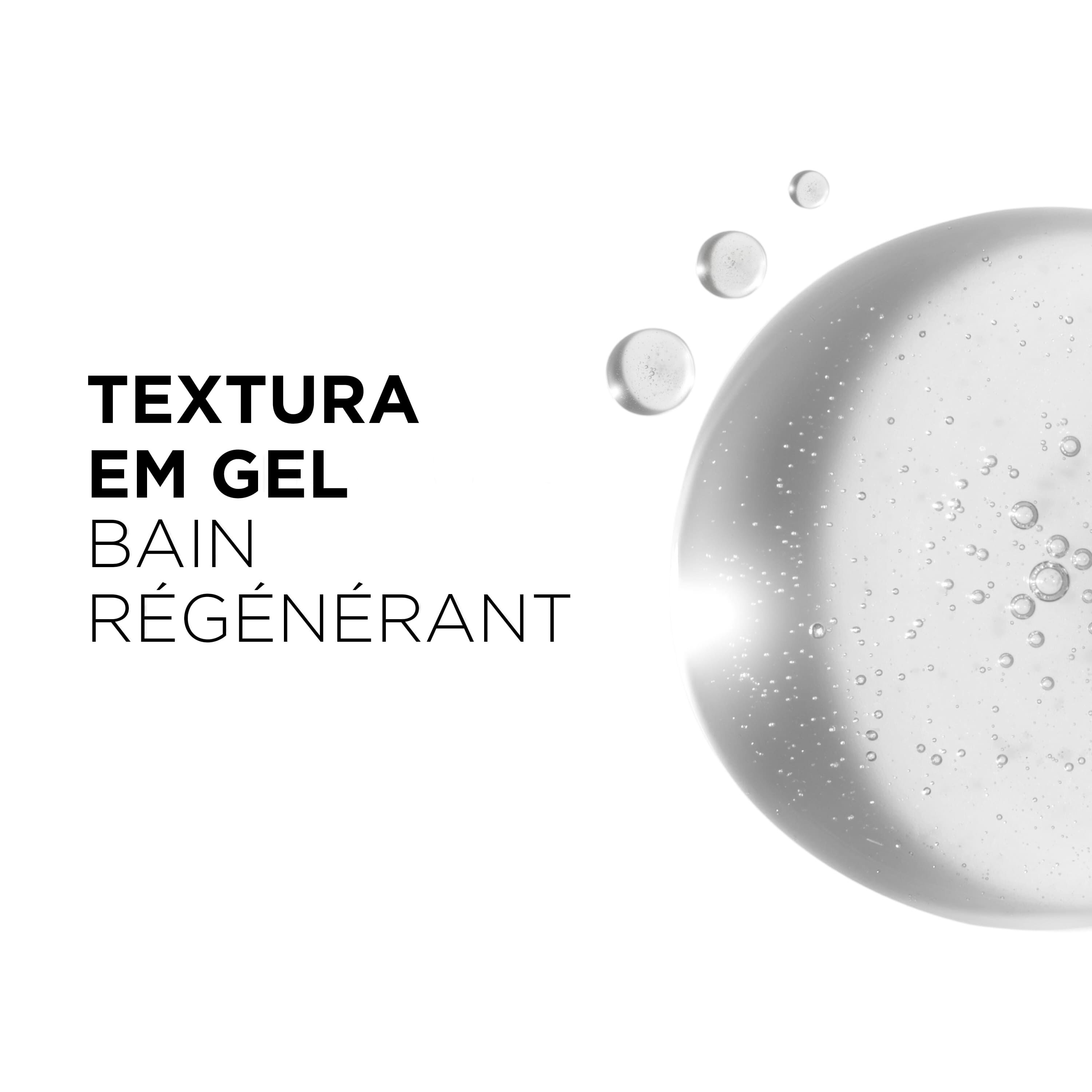 Shampoo reparador Kerastase Regenerant com textura em gel