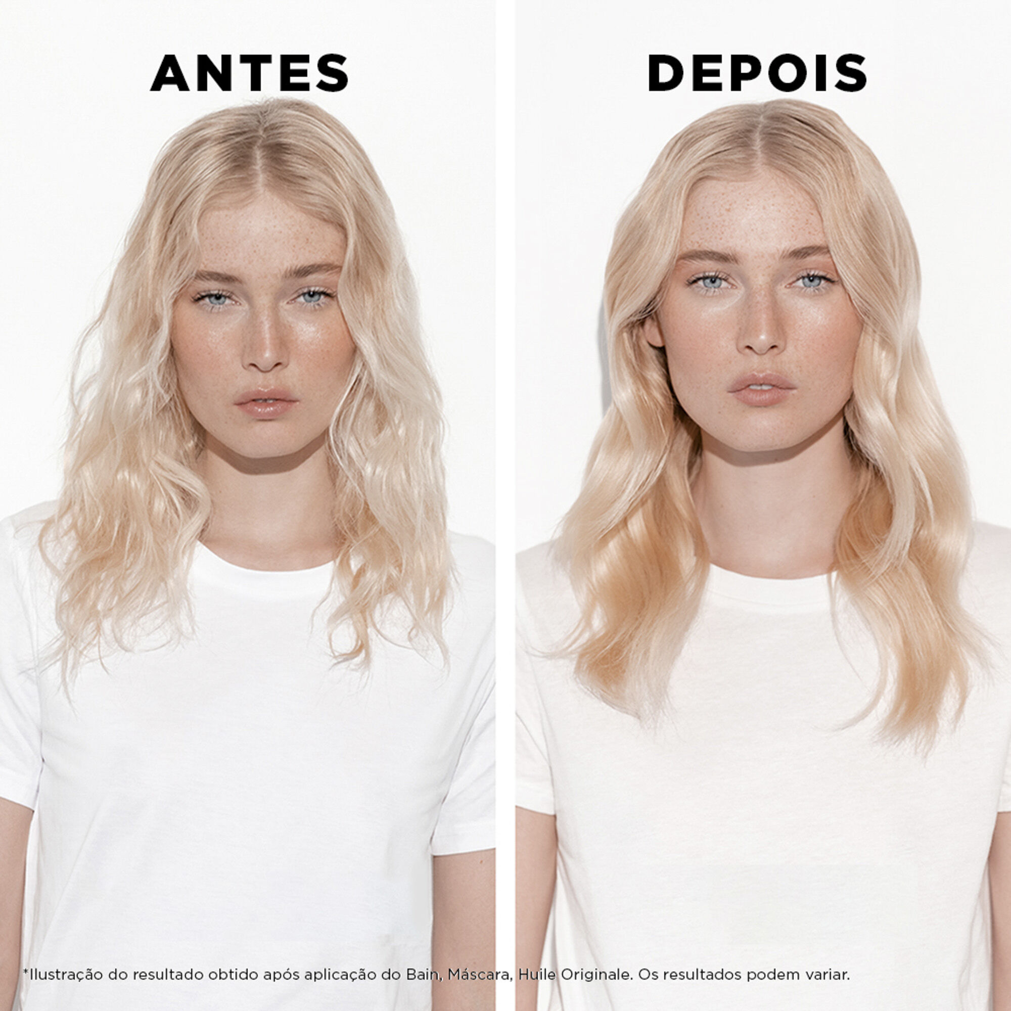 Shampoo Kerastase Elixir Ultime Le Bain antes e depois