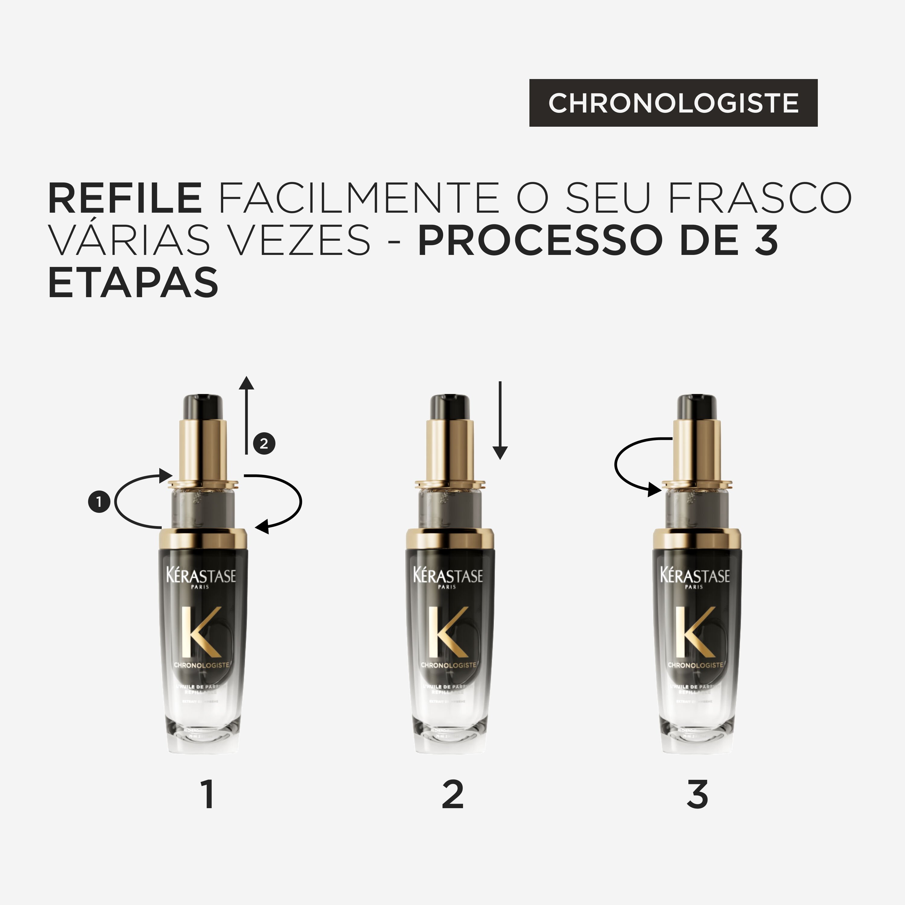 Perfume para cabelo Kerastase Chronologiste Huile de Parfum Refil