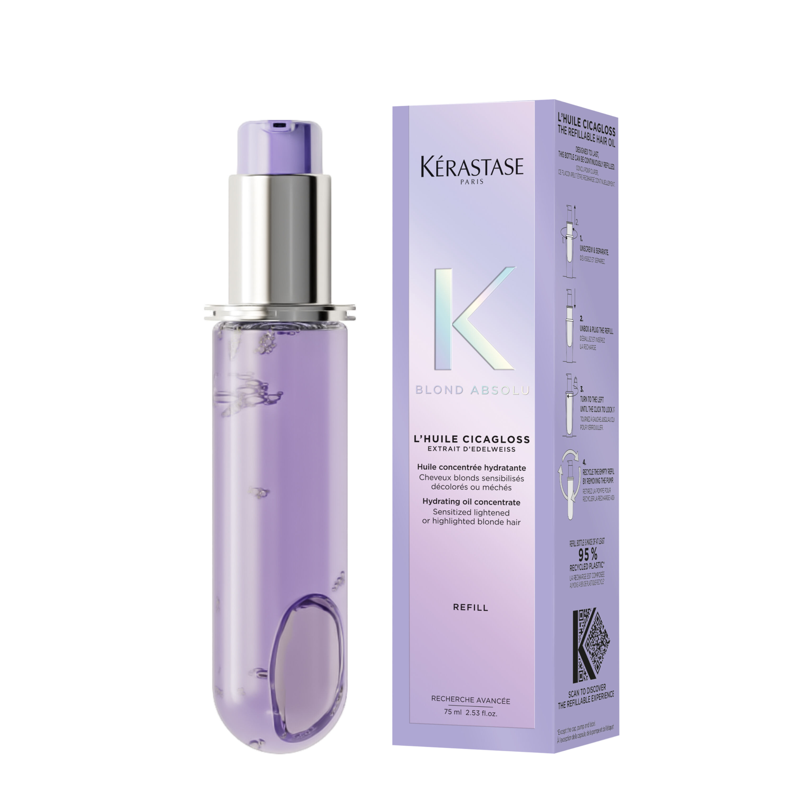 Oleo Kerastase Blond Absolu Huile Cicagloss Refil 