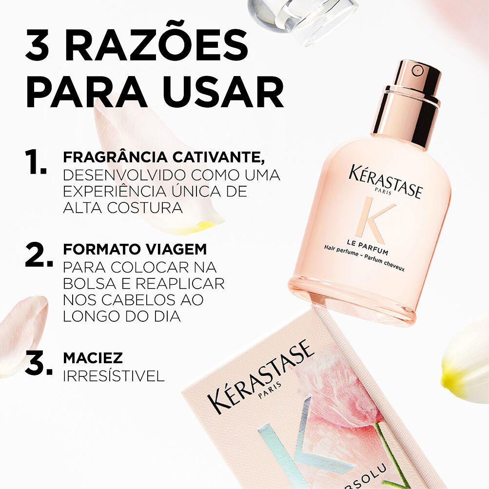 Por que usar o perfume para cabelo Kerastase Gloss Absolu Le Parfum