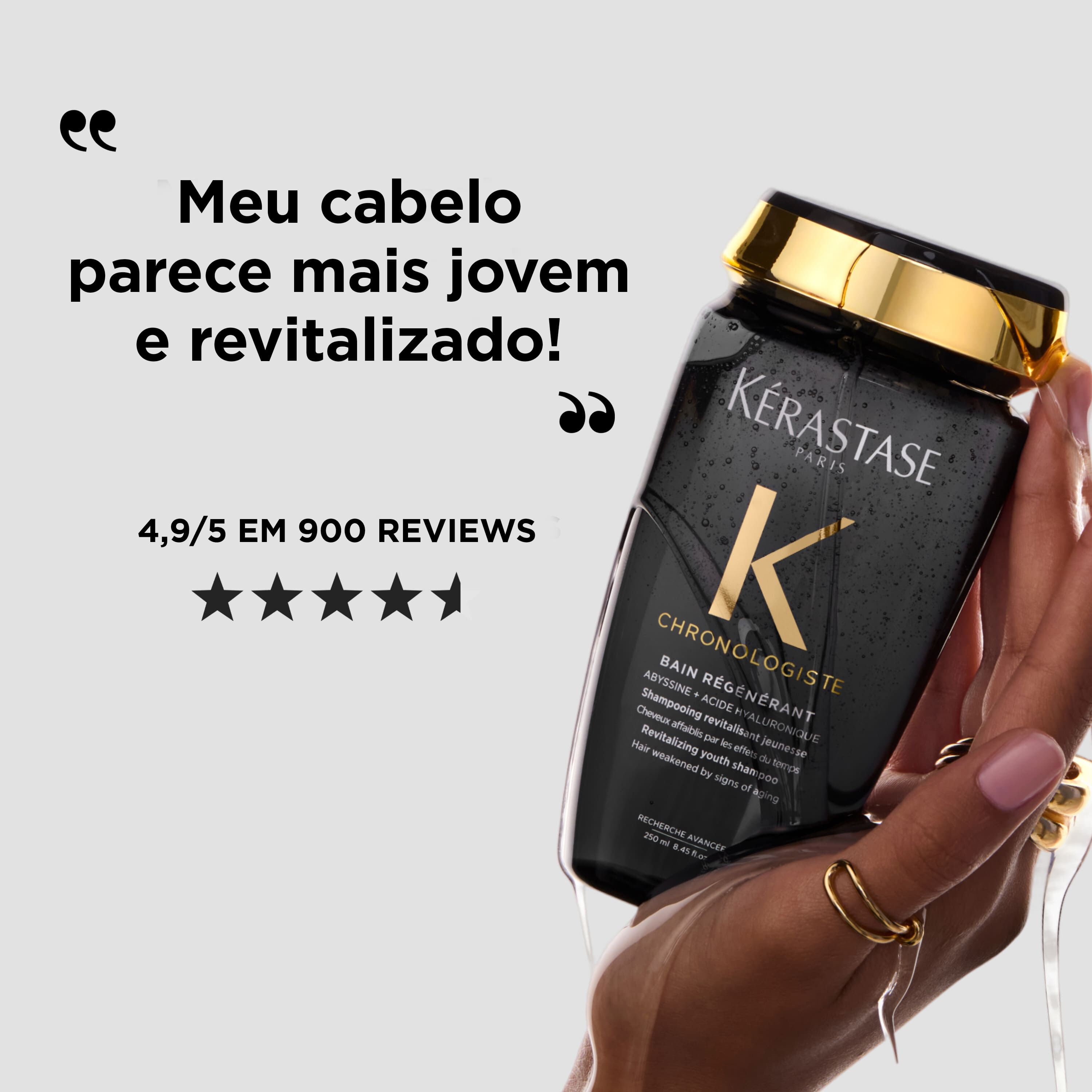 Shampoo reparador Kerastase Regenerant produto iconico amado pelos clientes