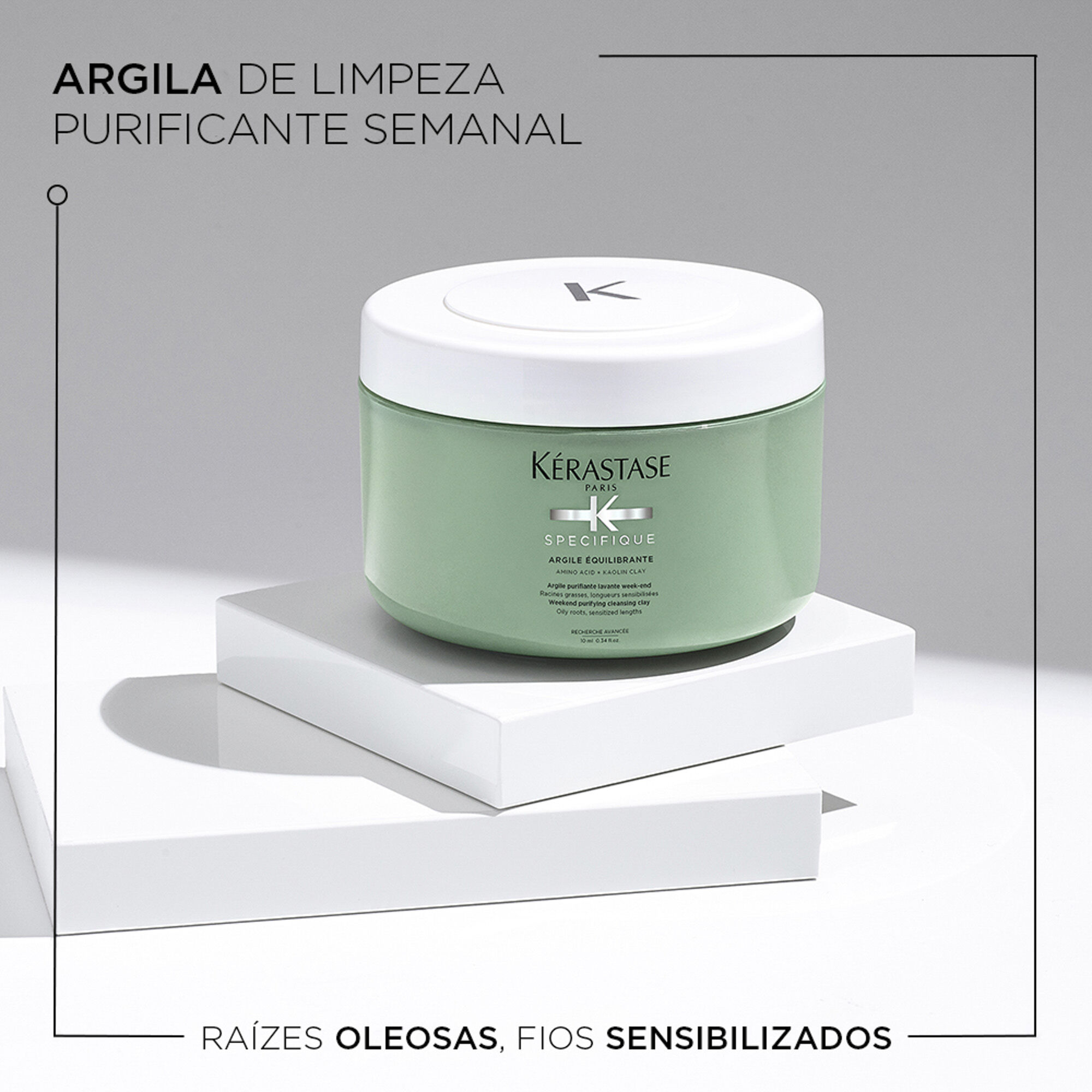 Shampoo para limpar o couro Kerastase Specifique Argile Equilibrante
