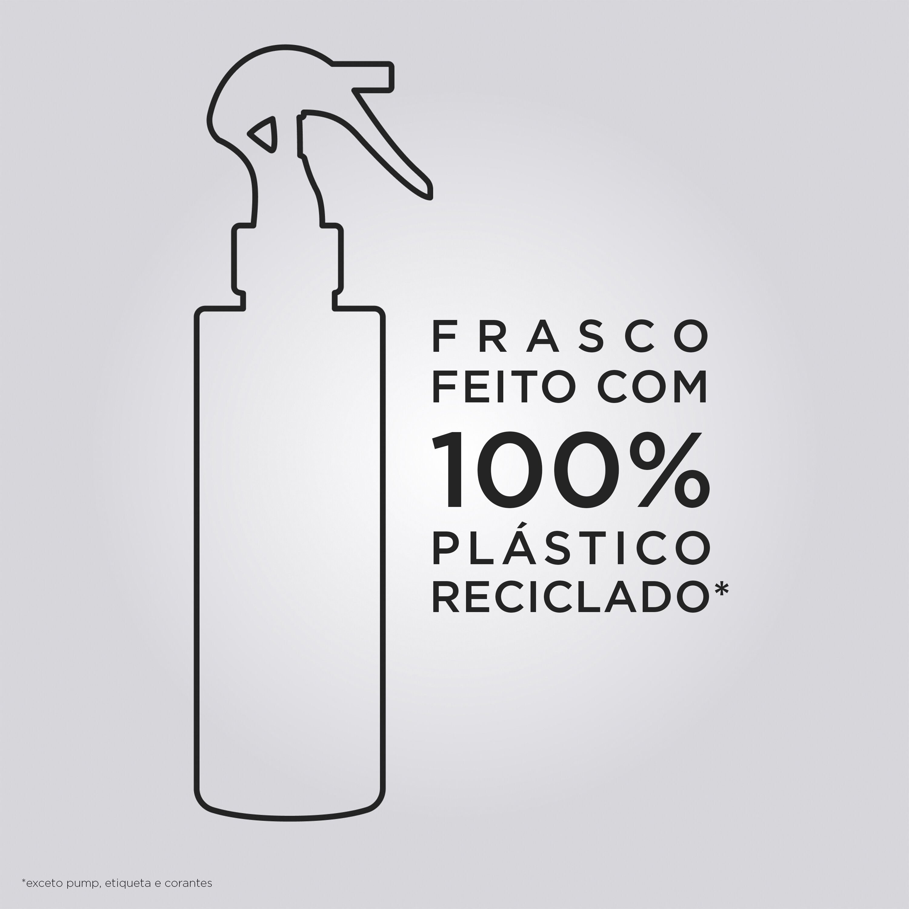 Embalagem 100% feita com plastico reciclado do Spray Kerastase Gloss Absolu Glaze Milk Anti-frizz