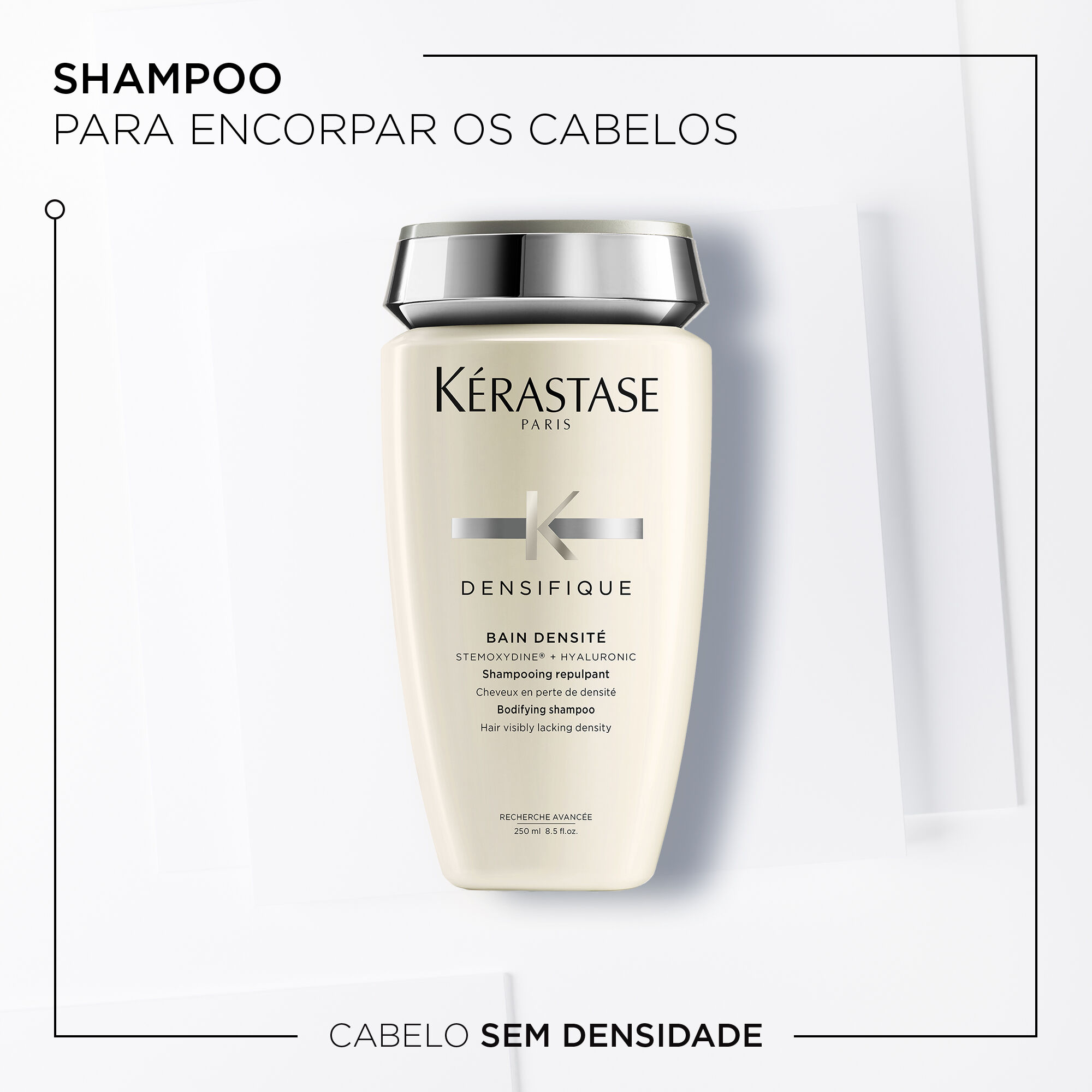 Shampoo para cabelos finos Kerastase Densifique Bain Densite