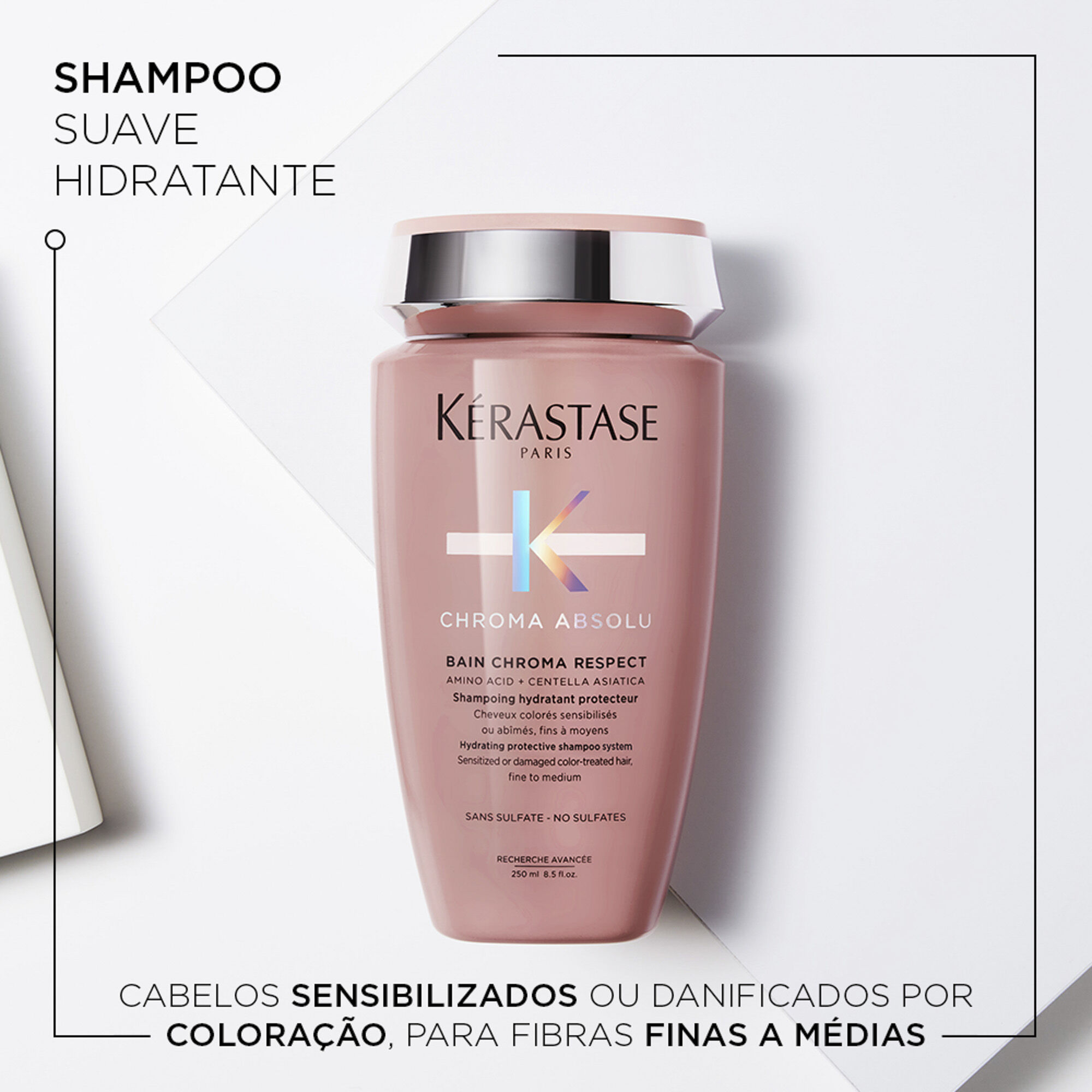 新入荷 Shampoo Kérastase Coloridos Cabelos | Respect Bain Absolu Chroma Shampoo