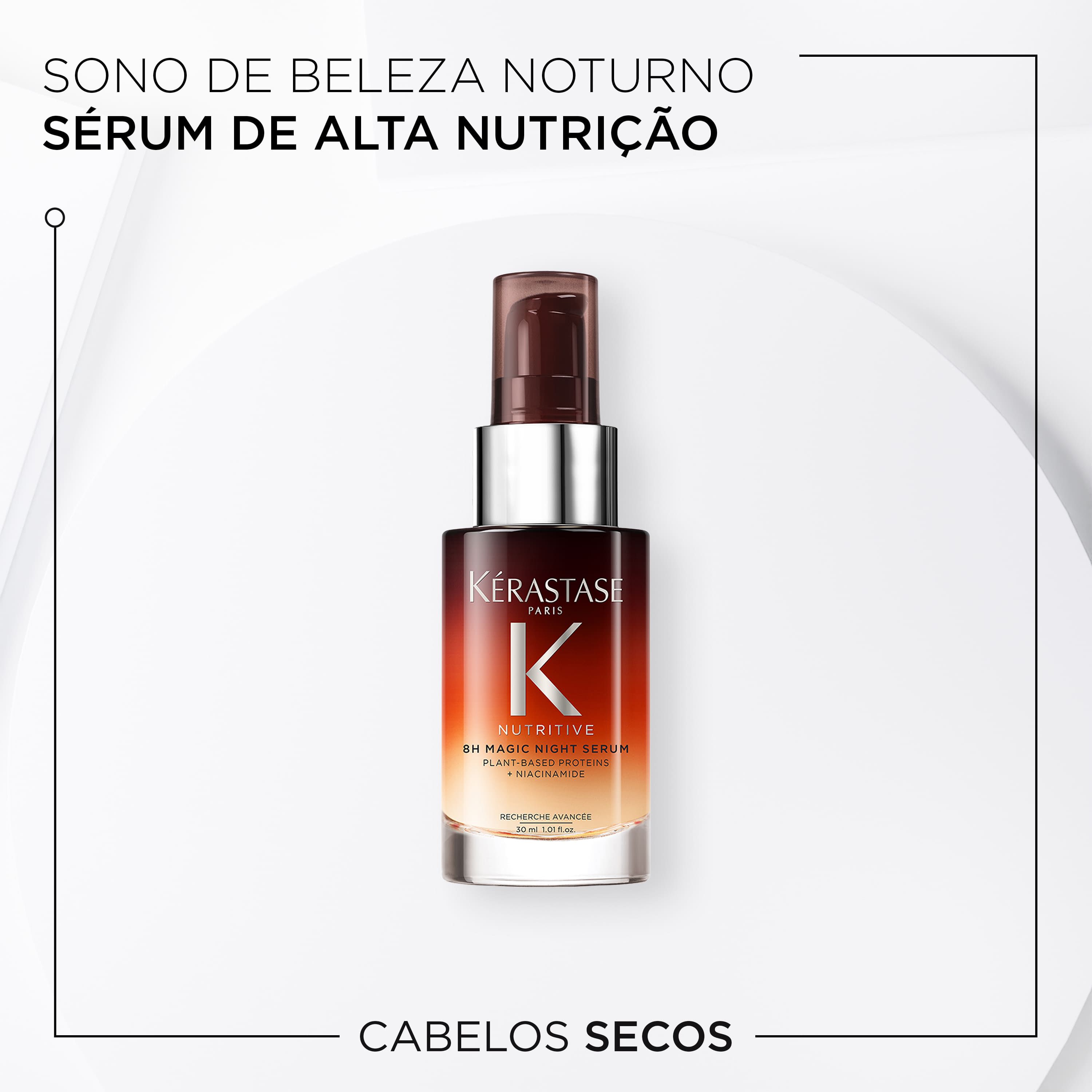 Serum noturno Kerastase Nutritive 8H Magic Night travel size alta nutricao para os cabelos