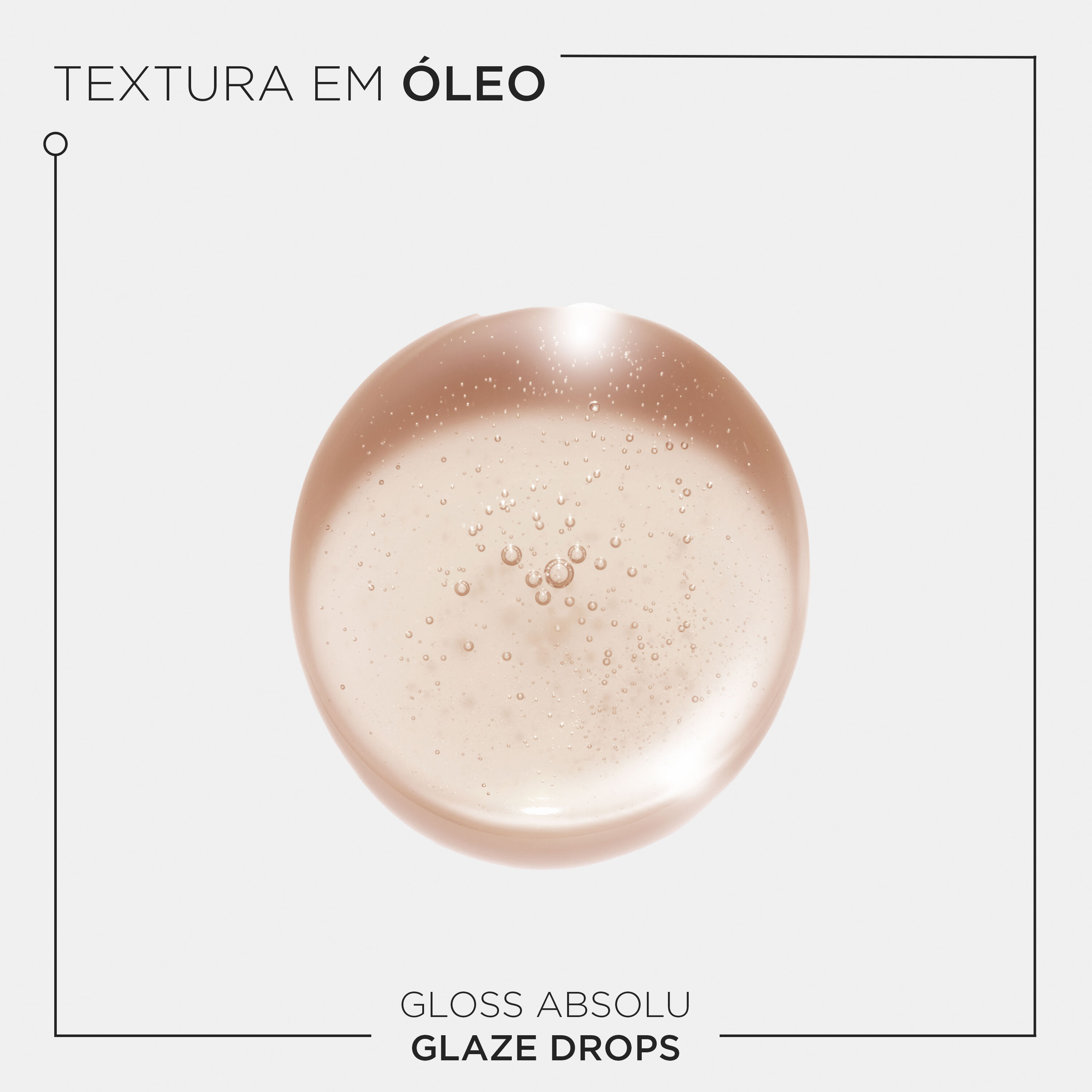 Oleo Kerastase Gloss Absolu Glaze Drops tem textura em creme