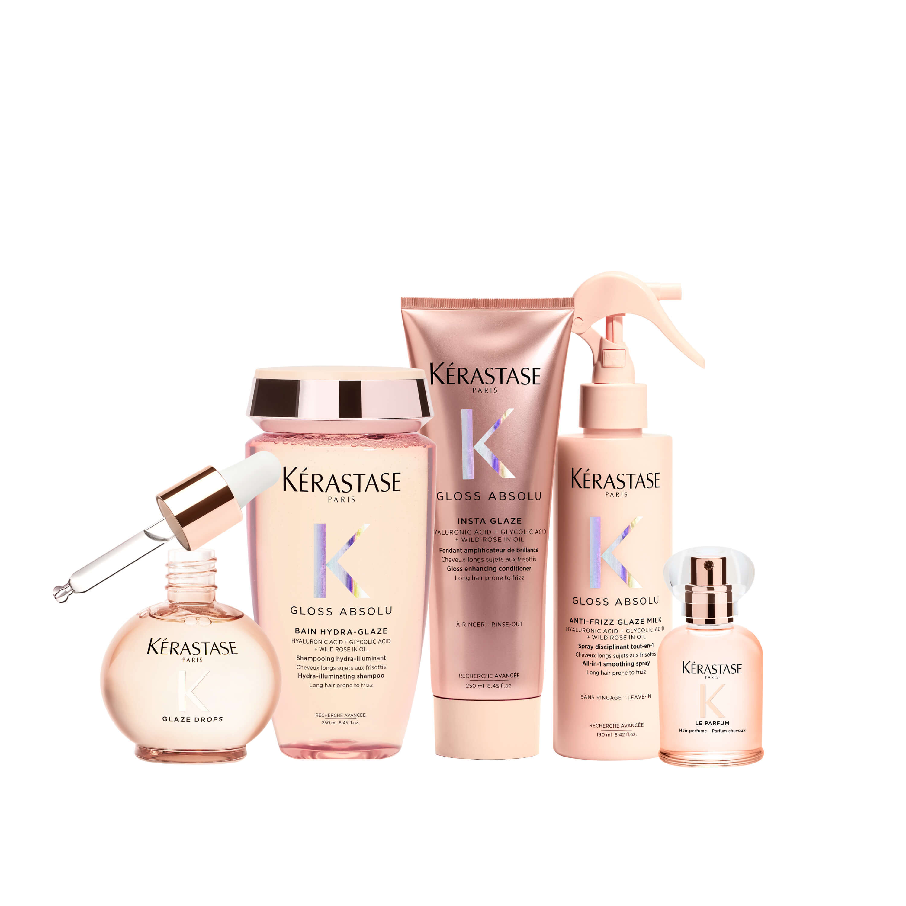 Kit Bruna Marquezine de tratamento para cabelos com frizz e sem brilho Gloss Absolu