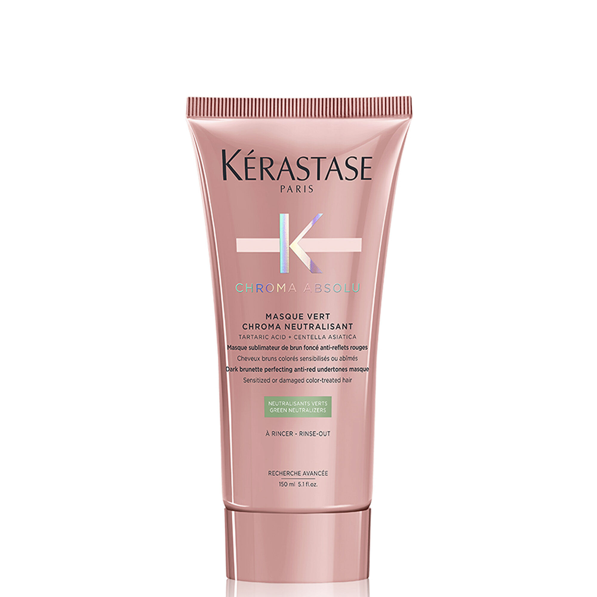 Máscara Kérastase Chroma Vert Neutralisant | Cabelos Castanhos Máscara Kérastase Chroma Vert Neutralisant | Cabelos Castanhos