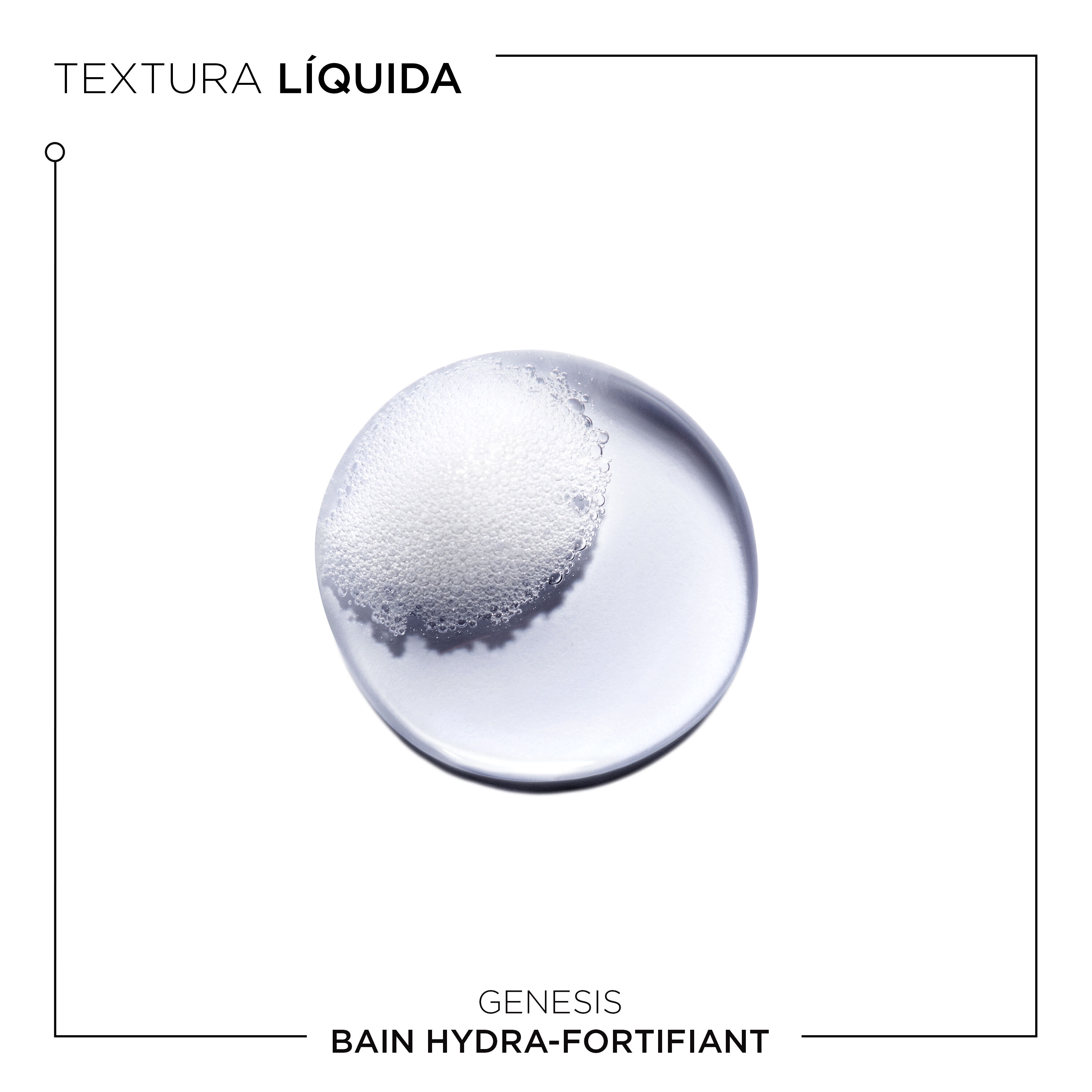 Textura Liquida do Shampoo Kerastase Genesis Bain Hydra-Fortifiant com Refil