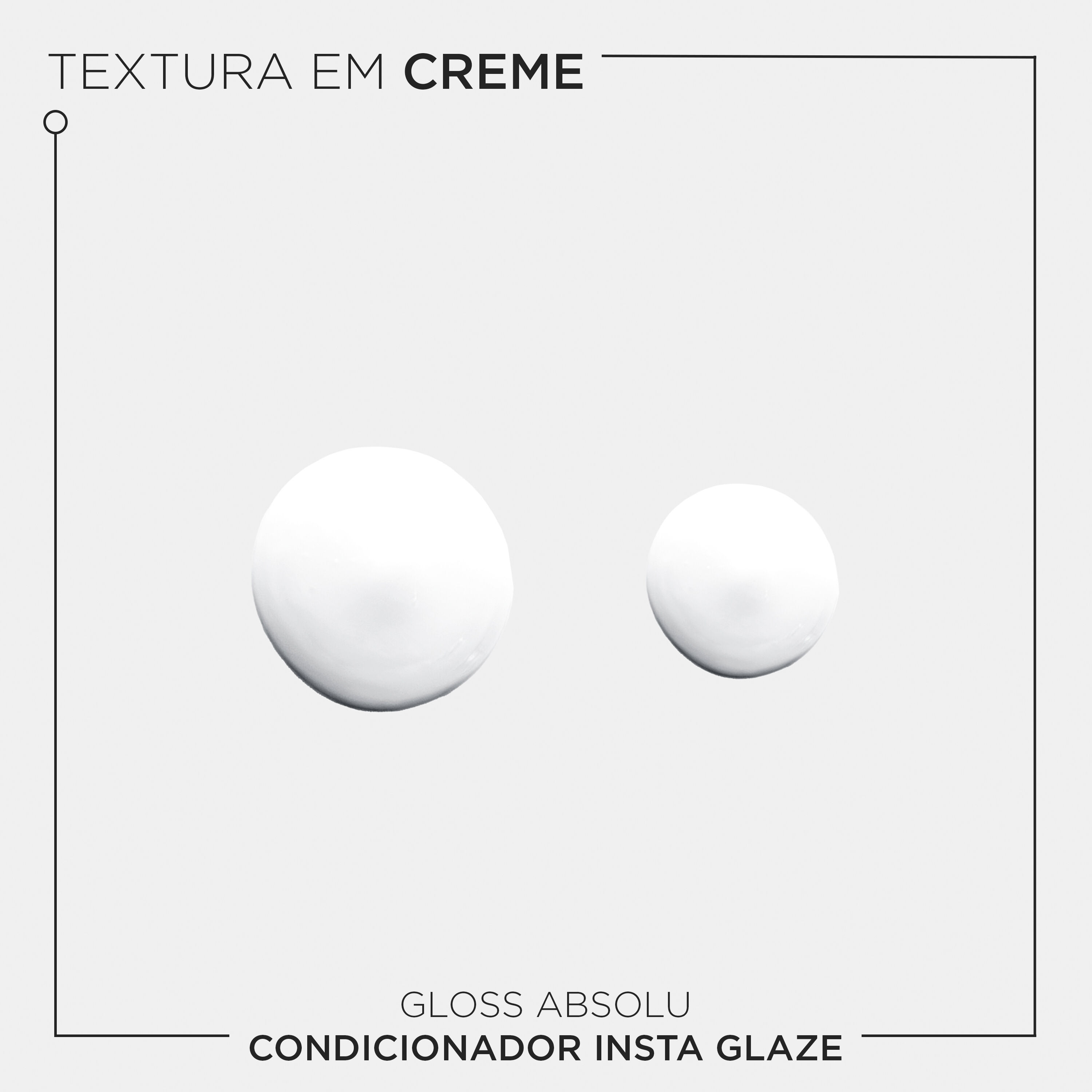 Condicionador Kerastase Gloss Absolu Insta Glaze tem textura em creme