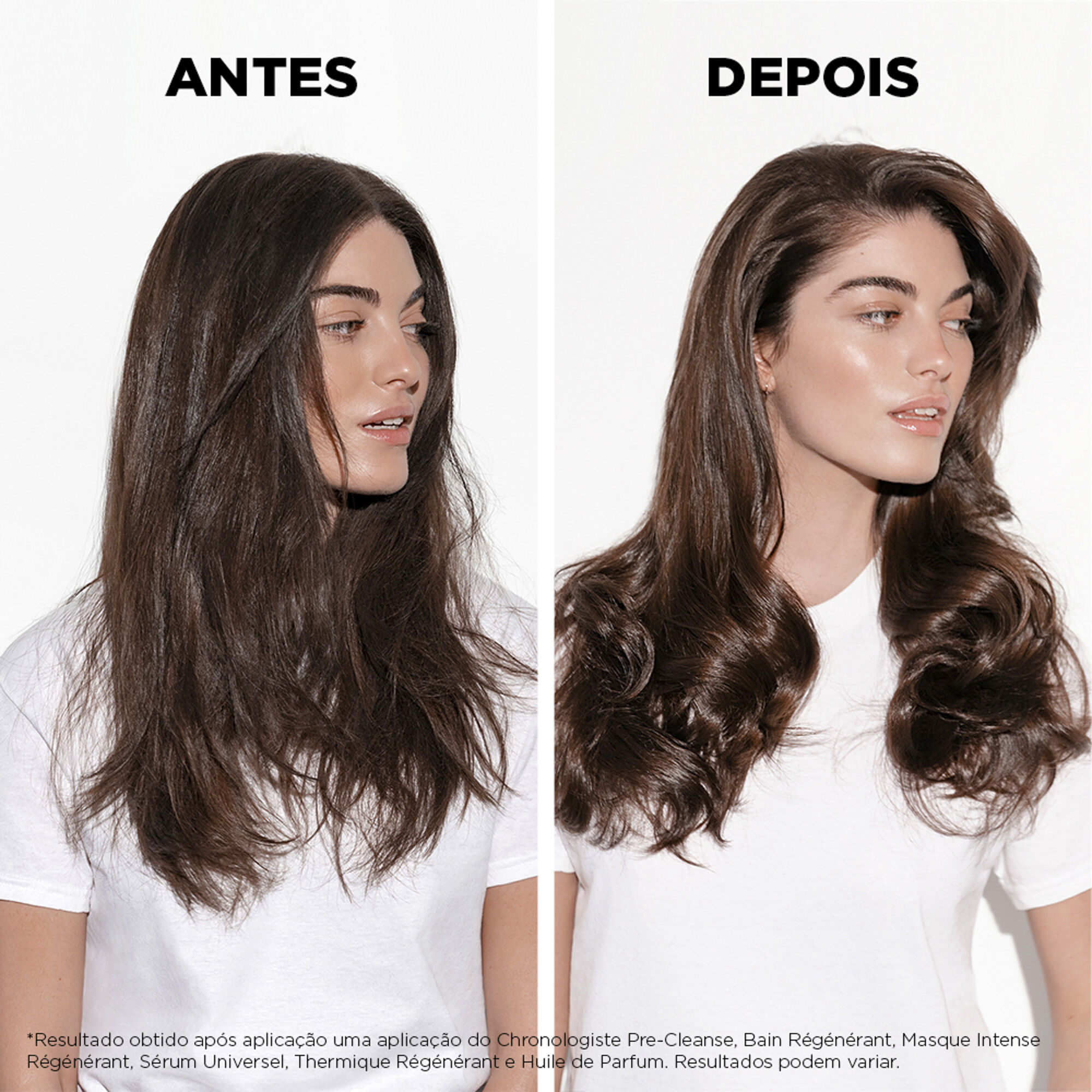 Protetor Termico Kerastase Chronologiste Thermique Regenerant antes e depois&nbsp;