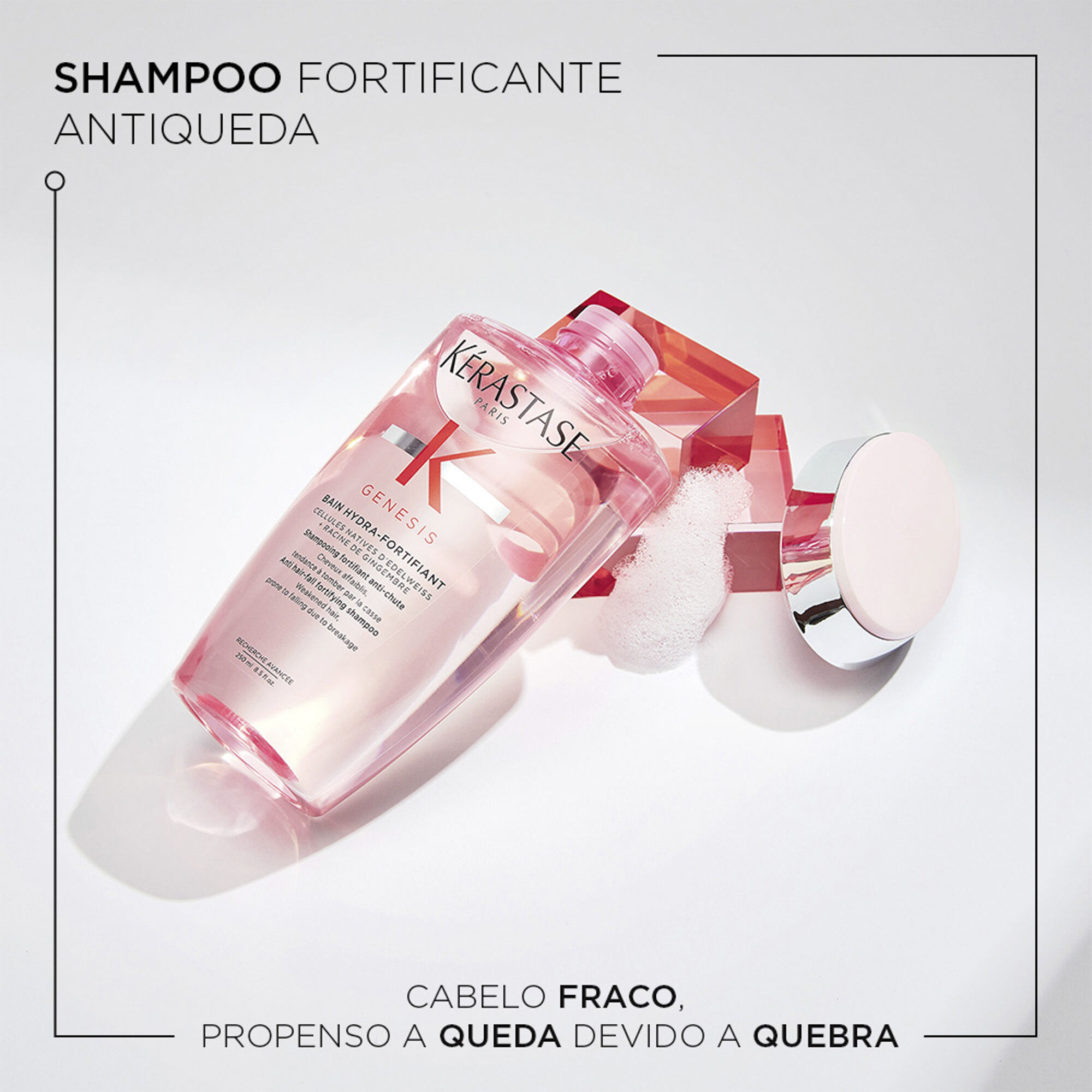 Shampoo Kérastase Genesis Bain Hydra-Fortifiant | Queda de Shampoo Kérastase Genesis Bain Hydra-Fortifiant | Queda de