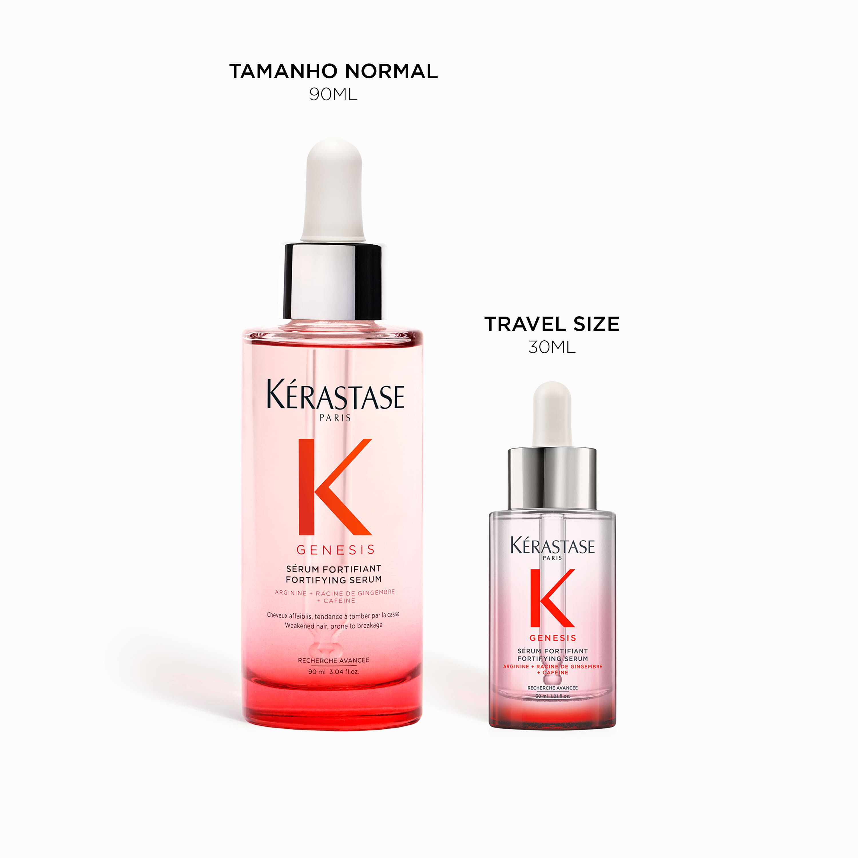 Serum antiqueda Kerastase Genesis Anti-Chute Fortifiant travel size agora em tamanho de viagem