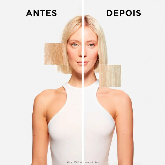 Serum Kerastase Blond Absolu 2% Acido Hialuronico Puro antes e depois