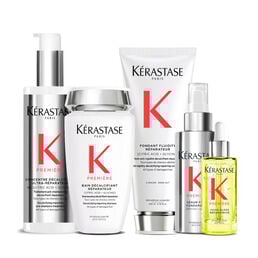 Tratamento Completo para Cabelos Danificados Finos e Medios Kerastase Premiere