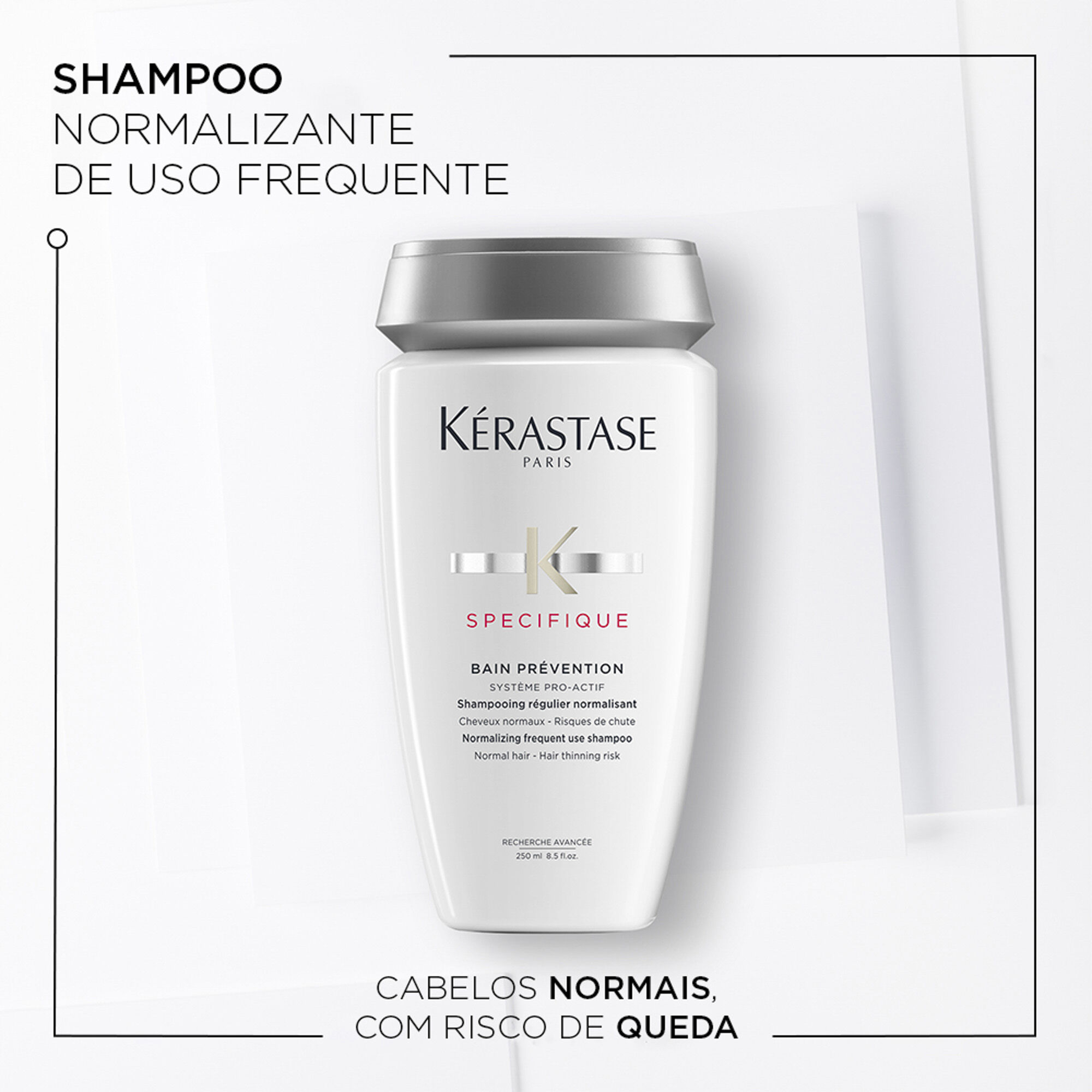 Shampoo antiqueda para couro cabeludo Kerastase Specifique Bain Prevention