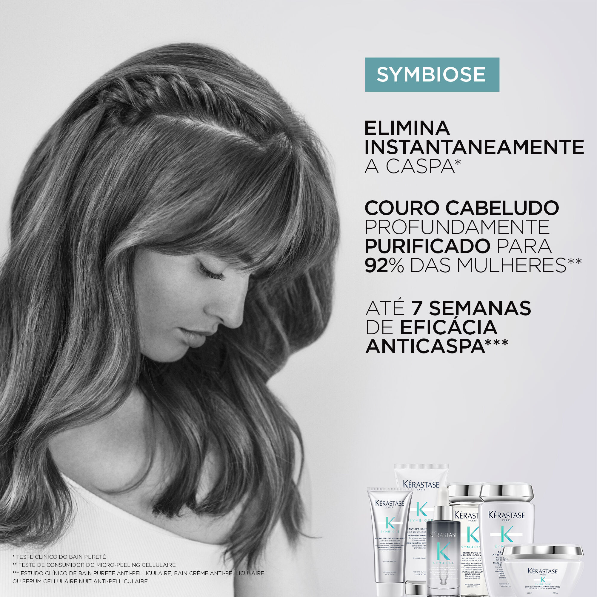 Principais beneficios do Micro-Peeling Kerastase Symbiose Cellulaire