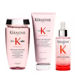 Kit Kerastase Genesis rotina de reparacao para cabelos grossos