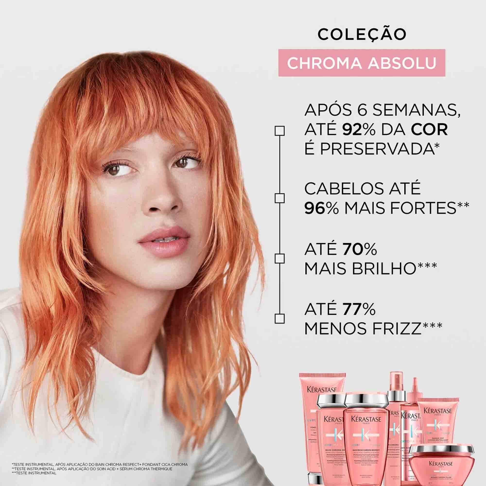 Beneficios do shampoo Bain Chroma Respect
