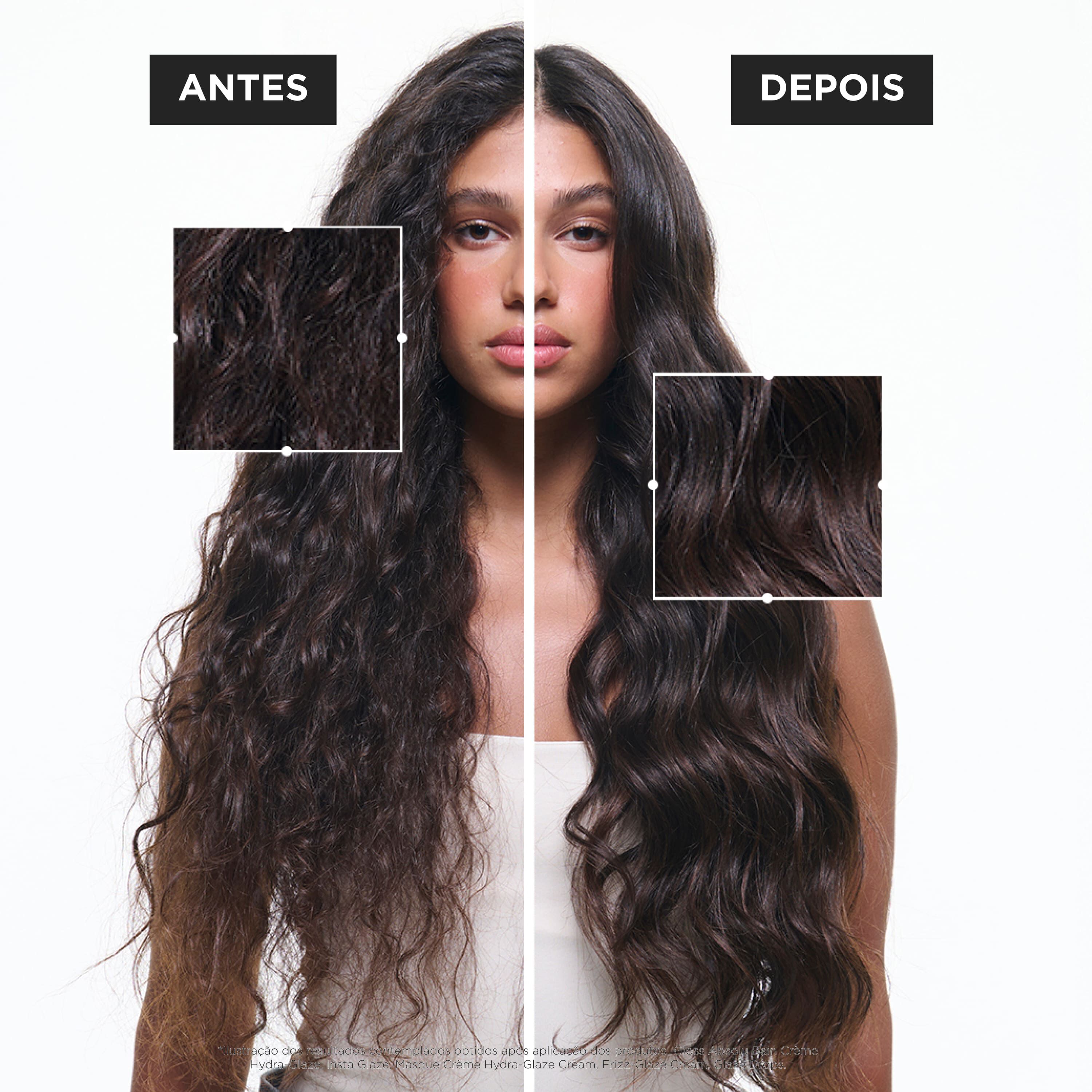 Shampoo com Oleos Essenciais Kerastase Gloss Absolu Bain Hydra Glaze Riche Travel Size